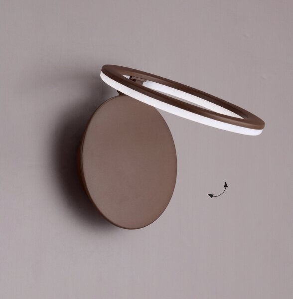 LED nástenné svietidlo PALERMO LED/16W/230V hnedé