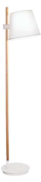 Stojacia lampa VIANA 1xE27/60W/230V biela/hnedá