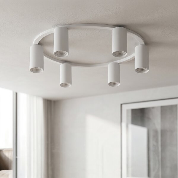 Brilagi - LED RGBW Stmievateľné stropné svietidlo SELE 6xGU10/6,5W/230V biela