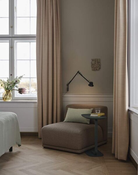 Muuto Nástenná lampa Dedicate S1, black DEWALS101