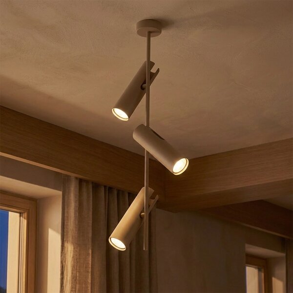 Brilagi - LED RGBW stmievateľný luster na tyči BRANCH 3xGU10/6,5W/230V béžový
