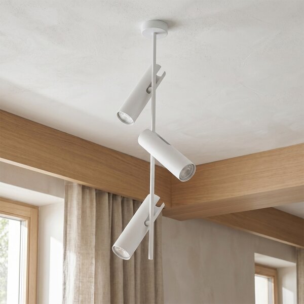 Brilagi - LED RGBW Stmievateľný luster na tyči BRANCH 3xGU10/6,5W/230V biela