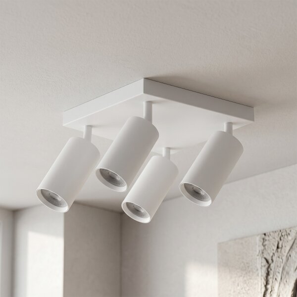 Brilagi - LED RGBW stmievateľné bodové svietidlo SELE SQUARE 4xGU10/6,5W/230V biela