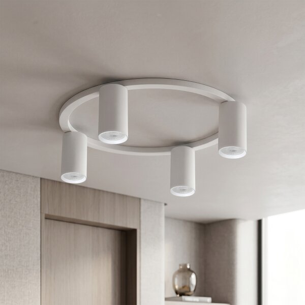 Brilagi - LED RGBW stmievateľné stropné svietidlo SELE 4xGU10/6,5W/230V biele