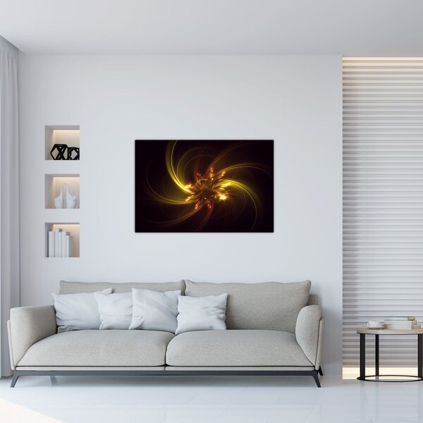 Obraz - abstrakcia vrtuľky (90x60 cm)