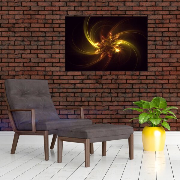 Obraz - abstrakcia vrtuľky (90x60 cm)