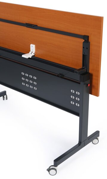 Mobilný stôl PRIMO MOBI, 180x60 cm, čierna podnož, buk
