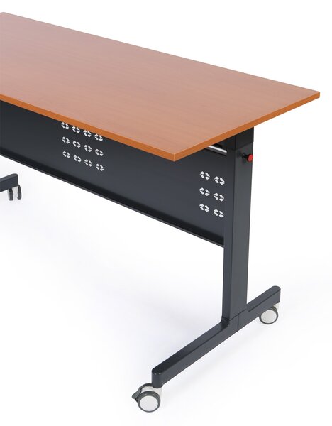 Mobilný stôl PRIMO MOBI, 180x60 cm, čierna podnož, buk