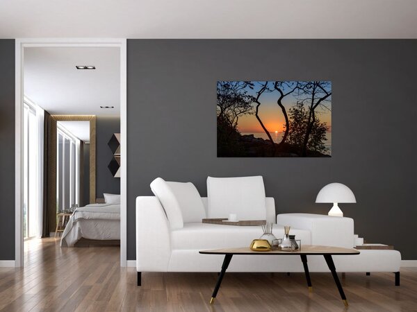 Obraz západu slnka (90x60 cm)