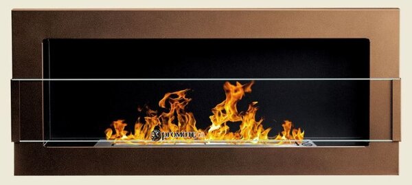 Závesný biokrb na stenu AIASA MOKKA SO SKLOM 90x40x12