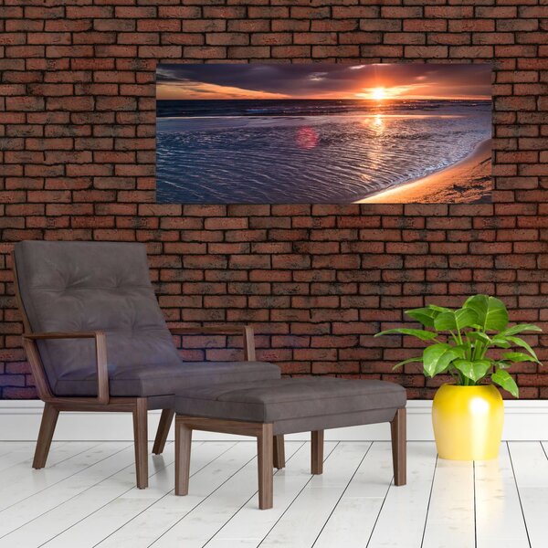 Obraz západu slnka (120x50 cm)
