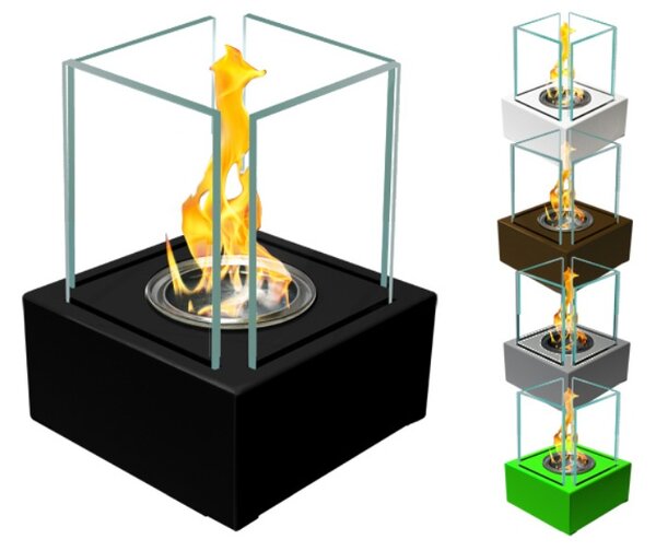 Biokrb na stôl FLAME BIELY