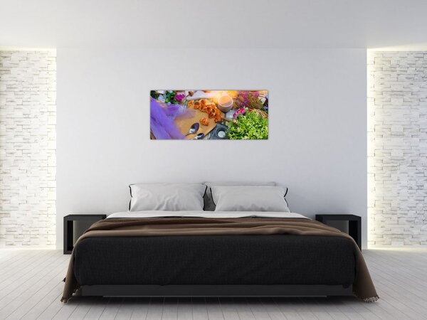 Obraz - letný piknik (120x50 cm)