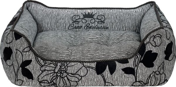 Pelech pre psa Noir Grey M/L/XL (Luxusné mäkké pelechy pre malých a stredných psov s odnímateľným poťahom, jedinečným dizajnom v kvalitnom prevedení)