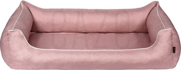 Ružový pelech pre psa Maxy Pastel Pink (L) (Pohodlné mäkké pelechy pre stredných psov s odnímateľným poťahom, jedinečným dizajnom v kvalitnom prevedení)