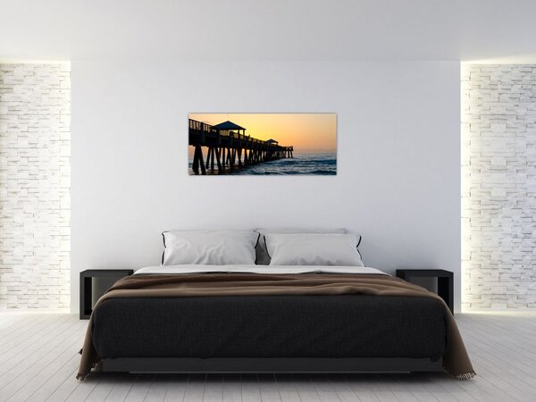Obraz pláže (120x50 cm)