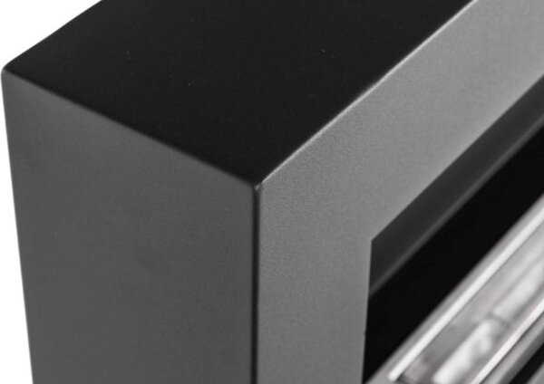 Závesný biokrb na stenu AIASA BOX ČIERNY MAT 90x40x12