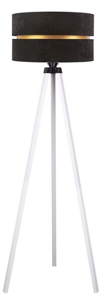 Duolla - Stojacia lampa DUO 1xE27/60W/230V pr. 44 cm čierna/biela