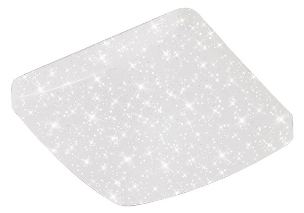 Stropné LED 3347/3387 hviezdny dekór 37x37 cm