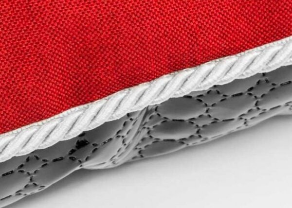 Matrac pre psa Black Diamond Red 60/90 (Luxusný mäkký pelech pre malých, stredných a veľkých psov s odnímateľným poťahom, jedinečným dizajnom v kvalitnom prevedení)