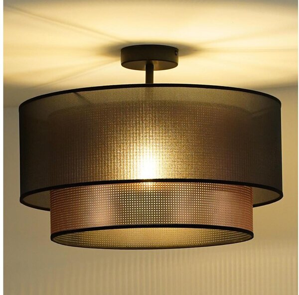 Duolla - Prisadený luster COPPER SHINY 1xE27/15W/230V pr. 45 cm hnedá/medená