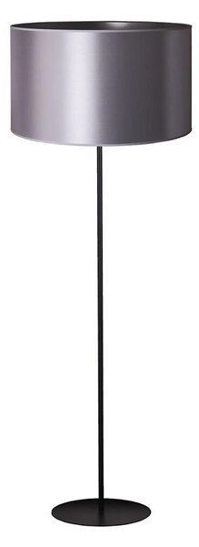 Duolla - Stojacia lampa CANNES 1xE27/15W/230V pr. 45 cm strieborná/čierna