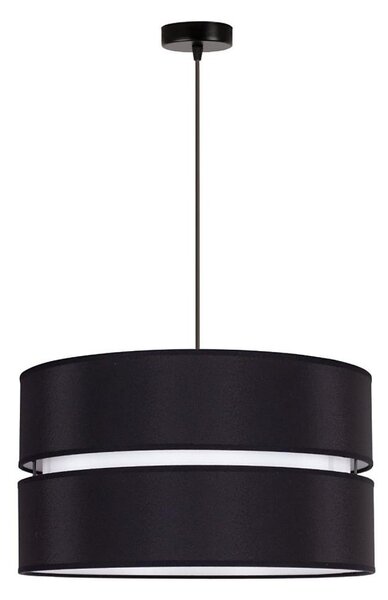 Duolla - Luster na lanku DUO 1xE27/15W/230V pr. 40 cm čierna/biela