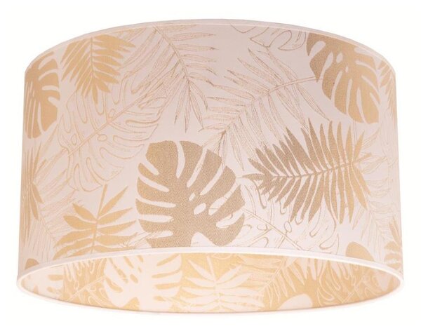 Duolla - Stropné svietidlo ARECA 1xE27/40W/230V pr. 45 cm mosadz/biela