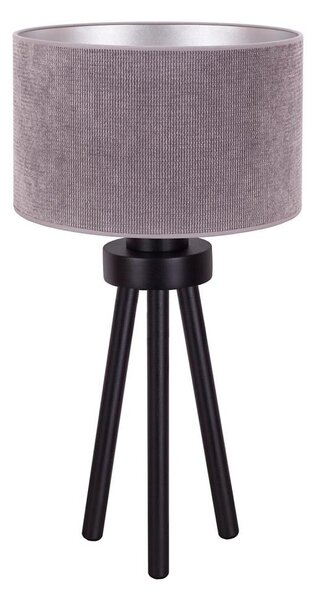 Duolla - Stolná lampa LYON 1xE27/15W/230V pr. 30 cm šedá