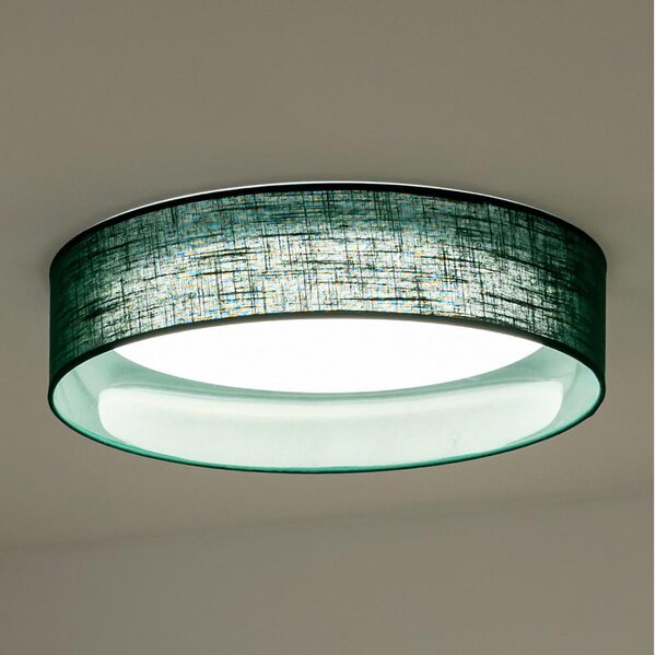 Duolla - LED Stropné svietidlo ROLLER LED/24W/230V pr. 45 cm zelená