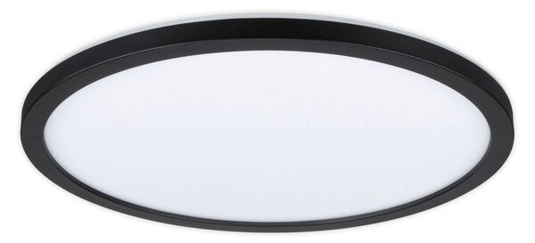 Paulmann Atria Shine LED panel, čierny, Ø 29 cm, 3000 K, zapnutie/vypnutie, Čierna, Obývacia izba / jedáleň, Plast, Moderný, Závesné svietidlo