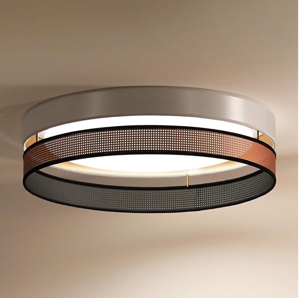 Duolla- LED Stropné svietidlo ROLLER DUO SHINY LED/24W/230V pr. 45 cm biela/medená