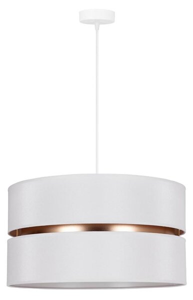 Duolla - Luster na lanku DUO 1xE27/15W/230V pr. 40 cm biela/zlatá