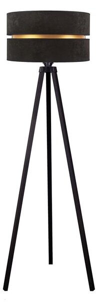 Duolla - Stojacia lampa DUO 1xE27/60W/230V pr. 44 cm čierna/wenge