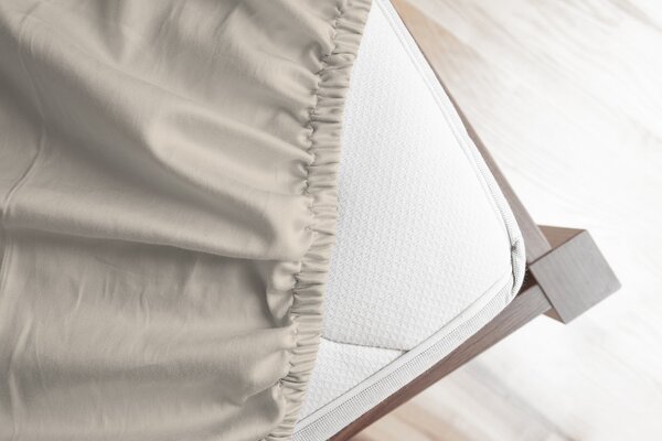 Prestieradlo Natur Jersey interlock 90-100 x 200-220/35