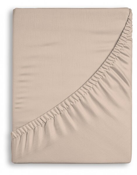 Prestieradlo Pudrové Jersey interlock 120/200/35