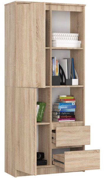 Regál R 80 cm CLP R11 dub sonoma