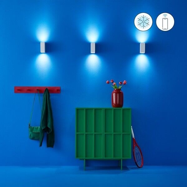 Wiz Colors 8719514554597 nástenné svietidlo 2xGU10 | 2x5W | 345lm | 2200-6500K | RGB - biela