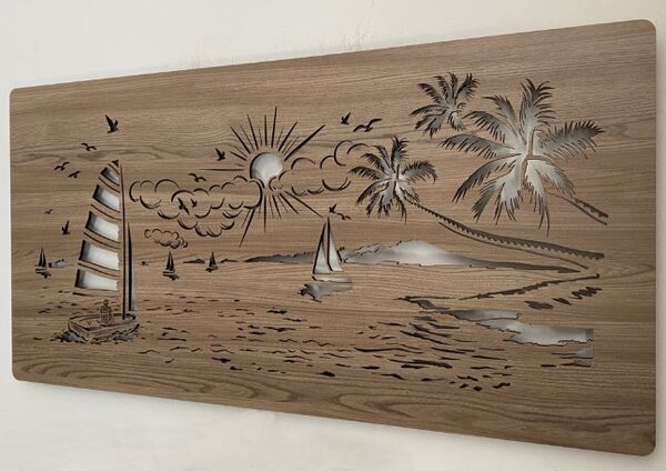 Obraz s motívom mora (Elektricky obraz na stenu 120x60 cm)