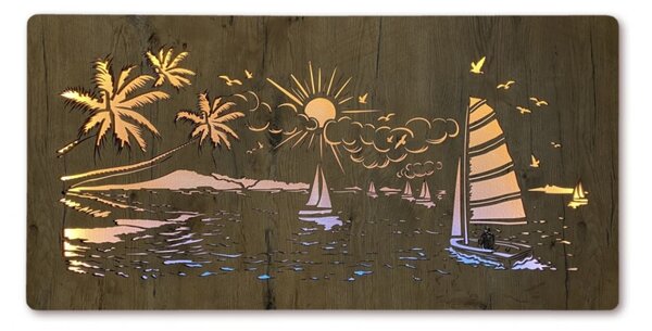Obraz s motívom mora (Elektricky obraz na stenu 120x60 cm)
