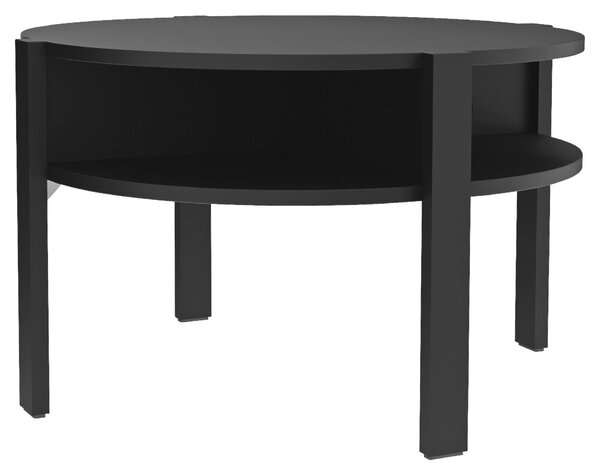 KONFERENČNÝ STOLÍK, čierna, kompozitné drevo, 74,4/74,4/45,5 cm Ti'me - Stolíky do obývačky