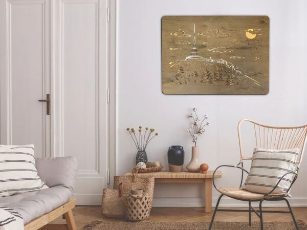 Obrazy na stenu vidiecky štýl (Romantický obraz s led podsvietením 90x62 cm)