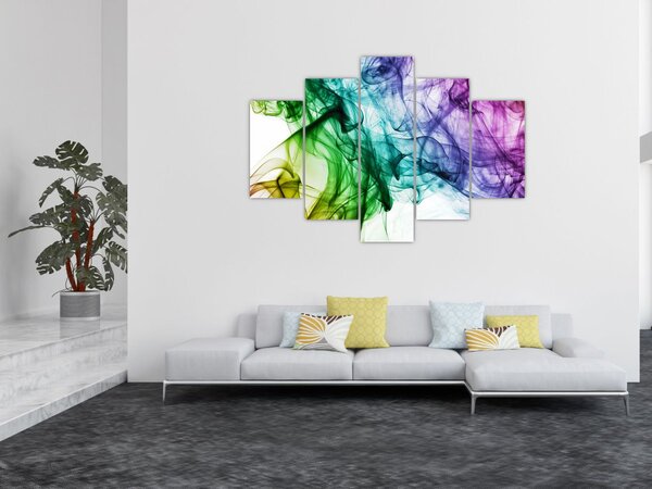 Obraz - farebný dym (150x105 cm)
