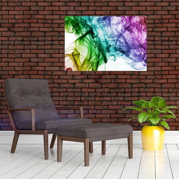 Obraz - farebný dym (90x60 cm)
