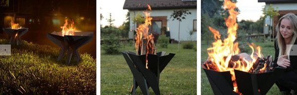 Kovové ohnisko Hex