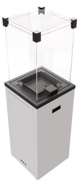 Ohrievač na záhradu Patio Slim White