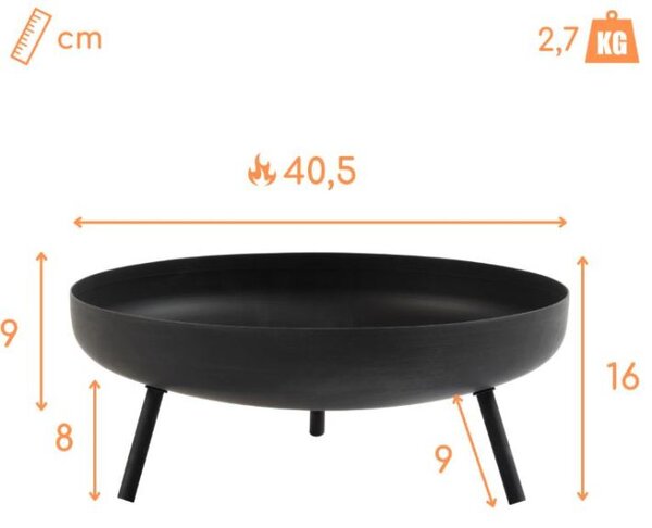 Ohnisko Capri 40 cm