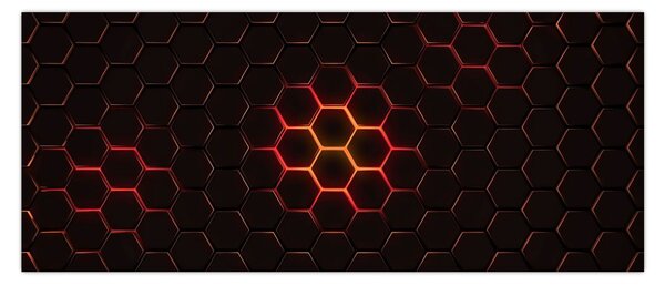 Obraz pletiva (120x50 cm)