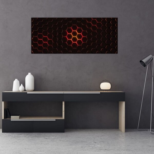 Obraz pletiva (120x50 cm)