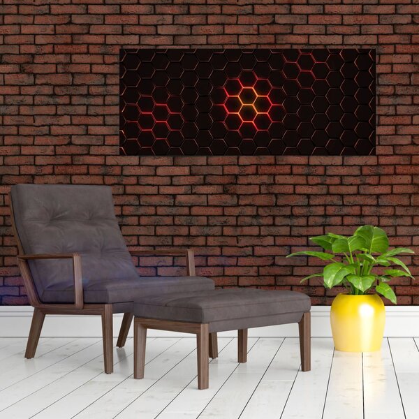 Obraz pletiva (120x50 cm)